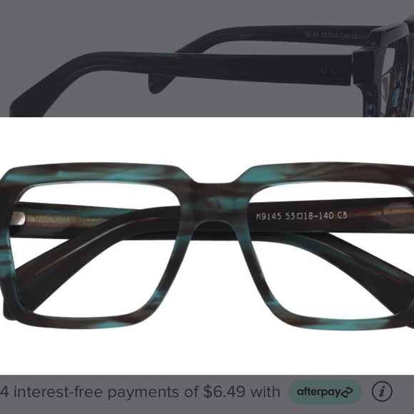 Black Chunky Eyeglasses – Statement Everyday Frames - Picture 5 of 8